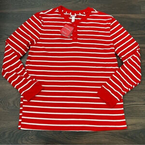Wondershop at Target Men’s Size Large red white striped pajama shirt